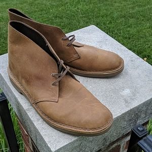 Clarks Bushacre Suade Boot Brown Men's Sz 13